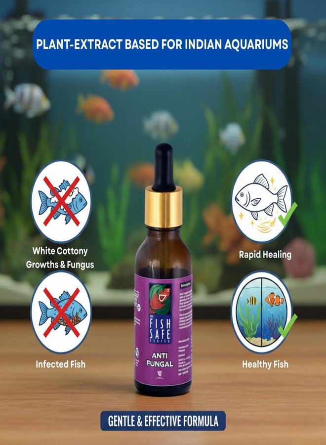 سلسلة فيش سيف المضادة للفطريات | علاج فطري طبيعي | لجميع أسماك الزينة (30 مل) - Image 2